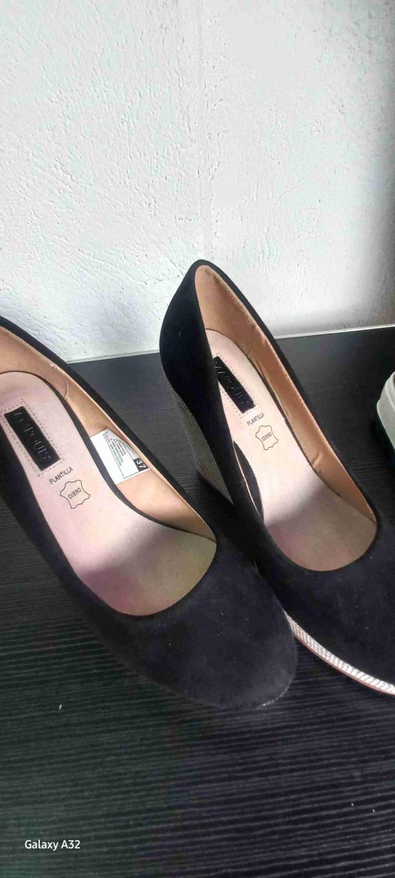 Zapatos negros ambos 37 - miniatura 2