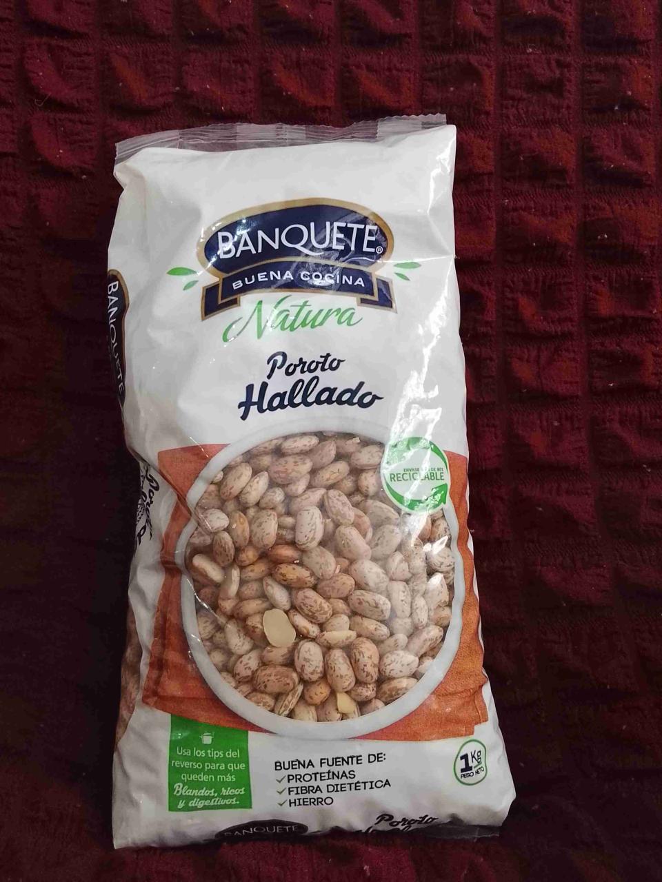 Bolsa porotos hallados 1kg