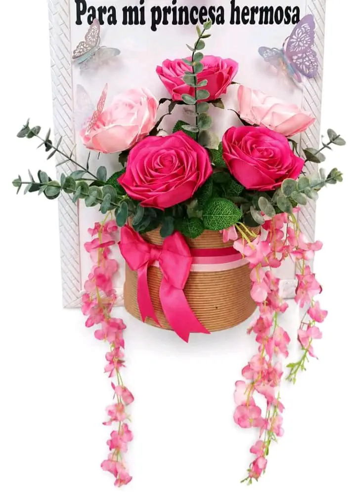 Cuadro decorativo de rosas - miniatura 2