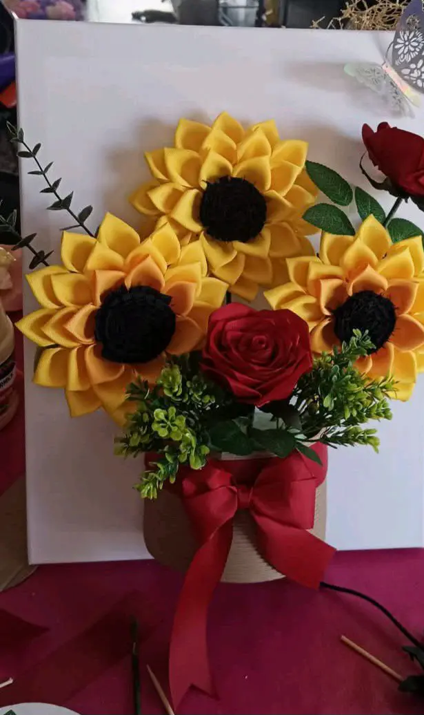 Cuadro decorativo de rosas - miniatura 3