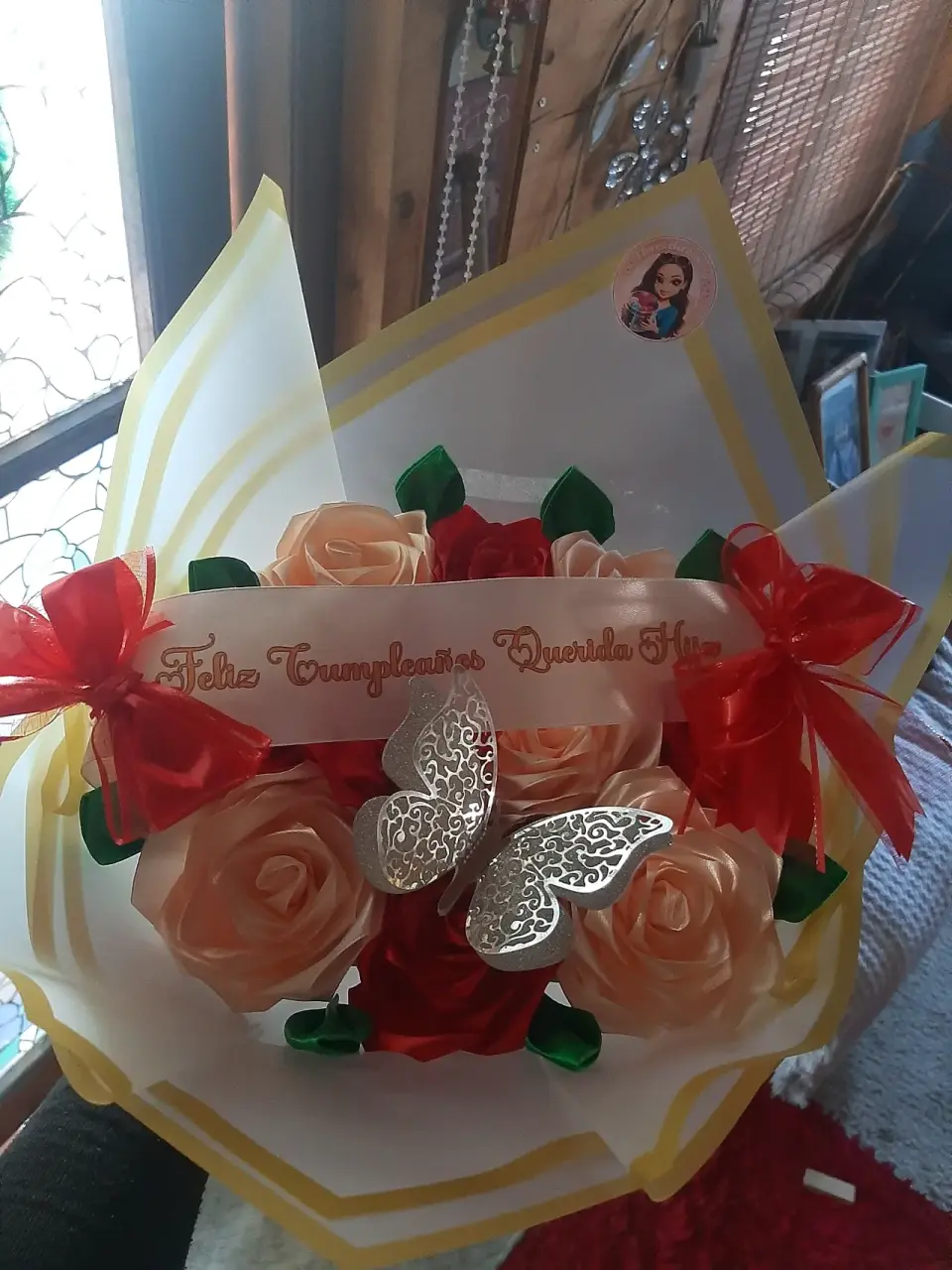 Cuadro decorativo de rosas - miniatura 4