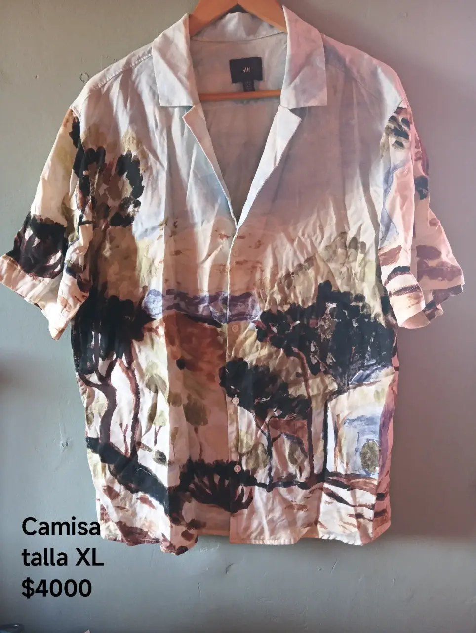 Camisa estampada H&M XL