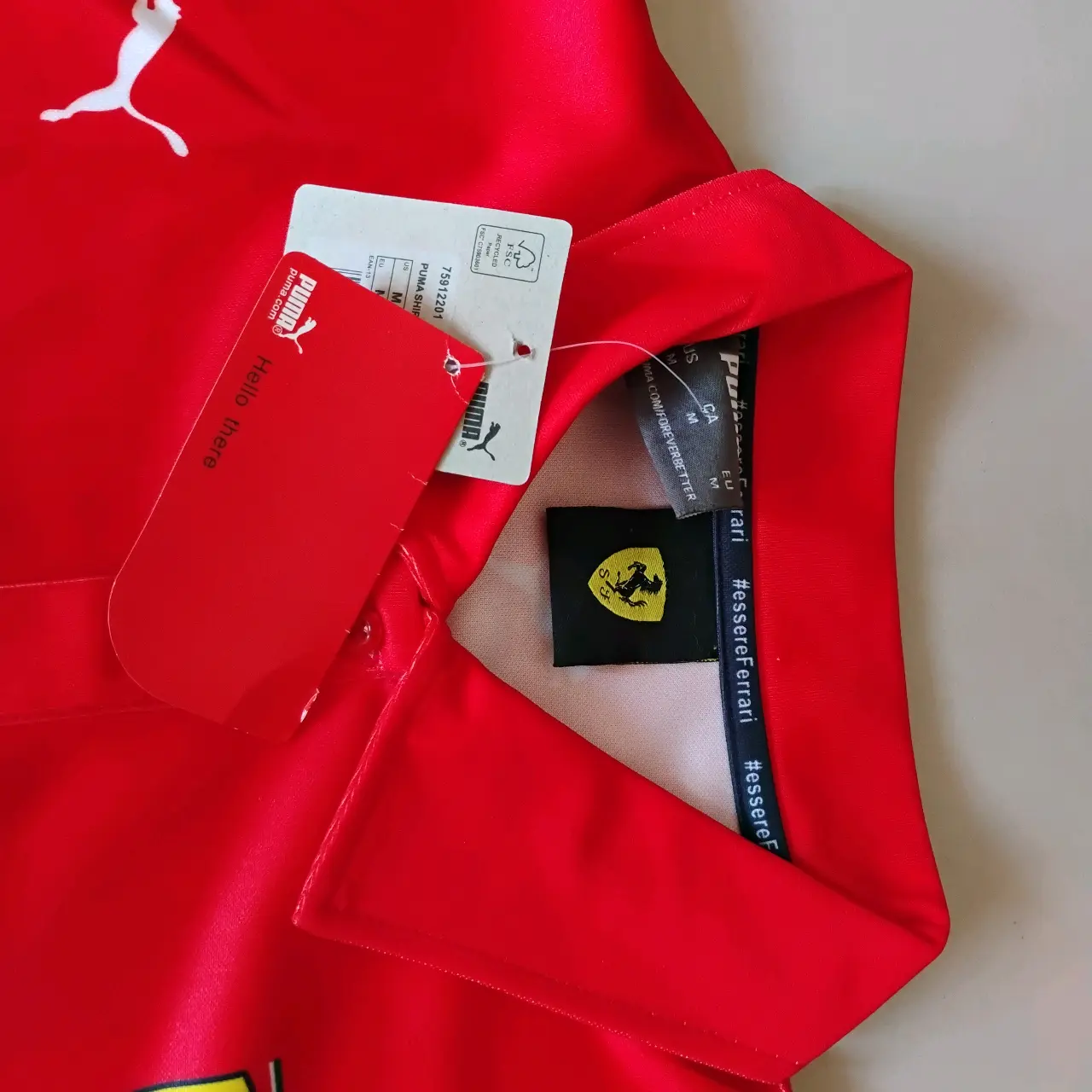 Polera polo Ferrari roja fórmula 1 nuevas - miniatura 3