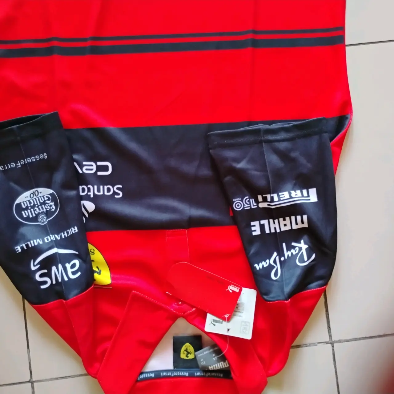 Polera polo Ferrari roja fórmula 1 nuevas - miniatura 5