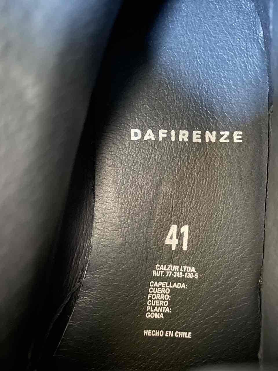 Botines de cuero azul DAFIRENZE - miniatura 5