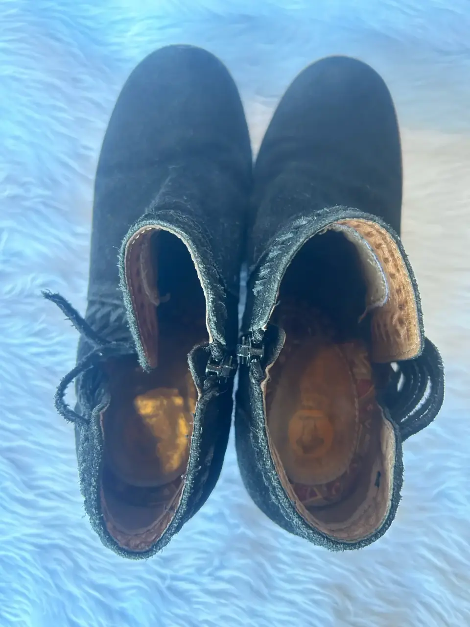 Botines negros de gamuza marca Panama jack - miniatura 2