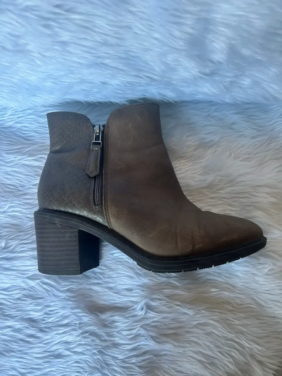 Botines de cuero marrón - miniatura 2