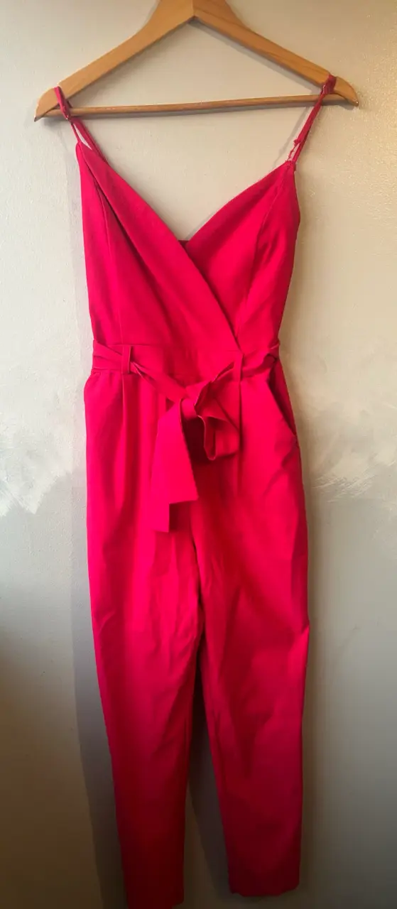 Enterito fucsia con lazo