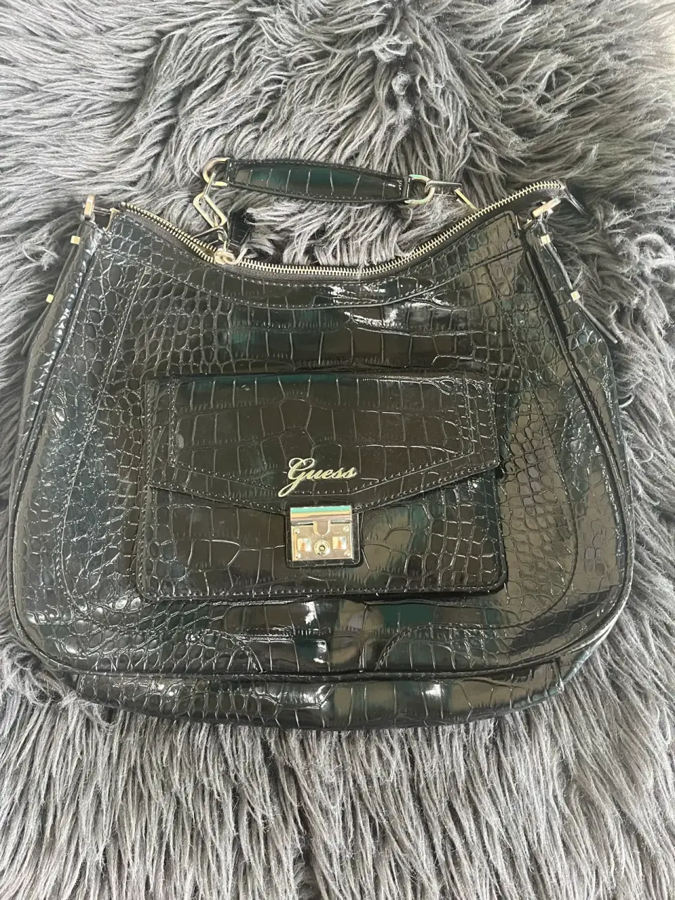 Bolso Guess cuero cocodrilo - miniatura 1