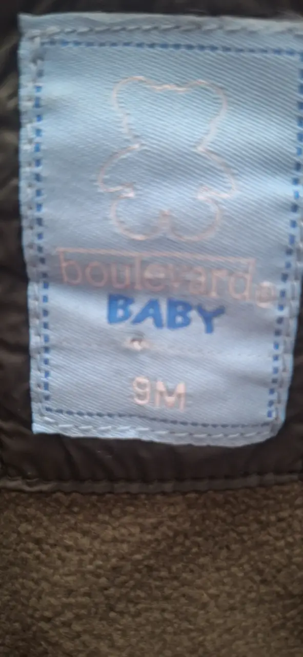 Chaqueta inflada verde bebe 9M - miniatura 2