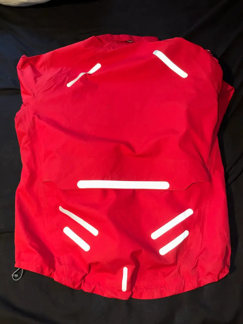 Chaqueta impermeable roja outdoor - miniatura 4