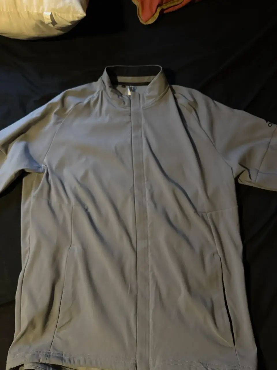 Chaqueta deportiva gris Adidas - miniatura 1