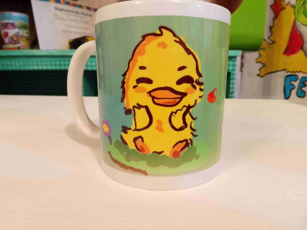 Taza con ilustración de pato - miniatura 4