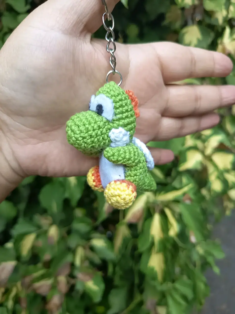 Llavero amigurumi de Yoshi - miniatura 3