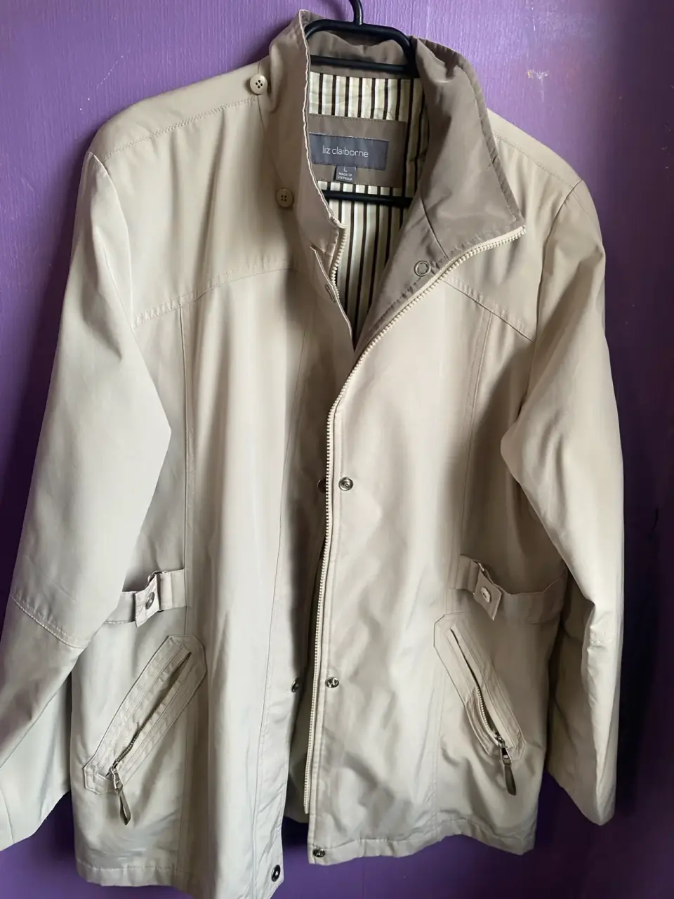 Parka beige Liz Claiborne - miniatura 1