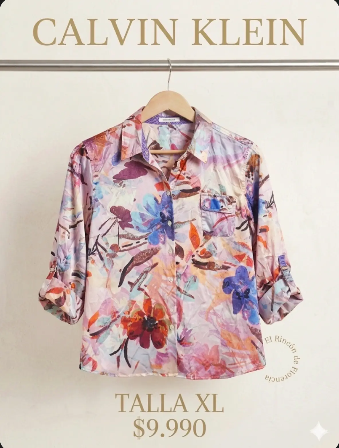Blusa estampada Calvin Klein