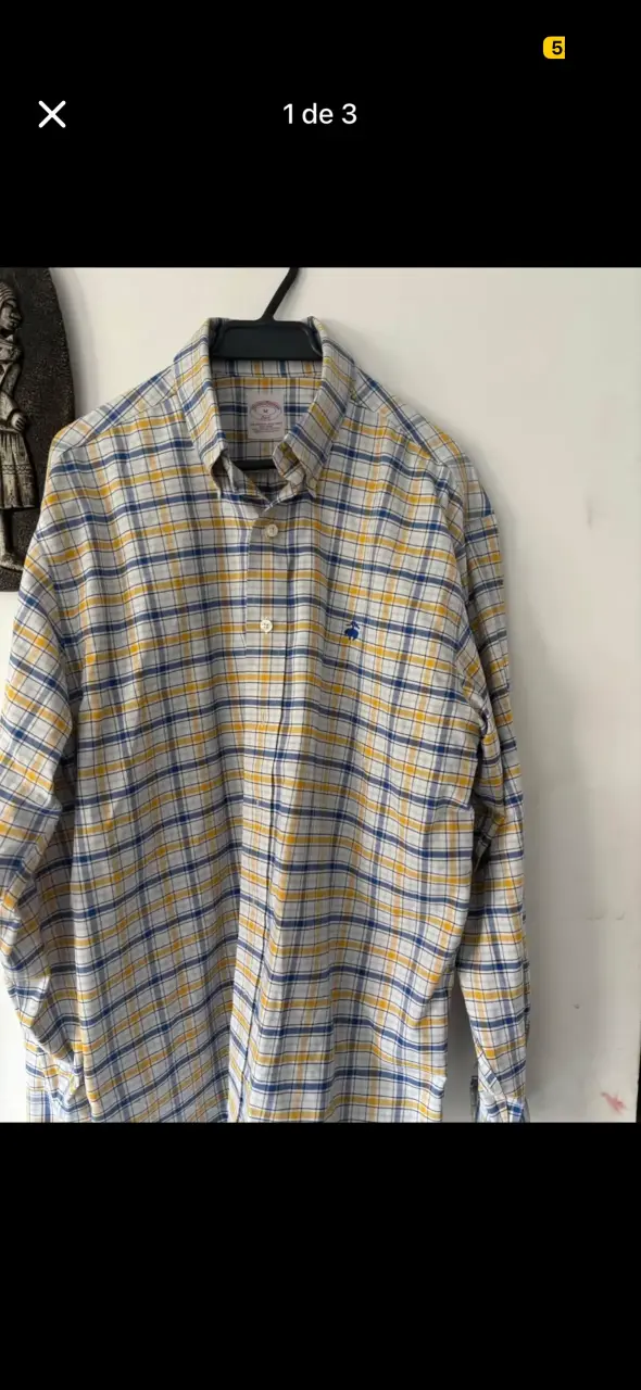 Camisa a brooks brothers talla M - miniatura 1