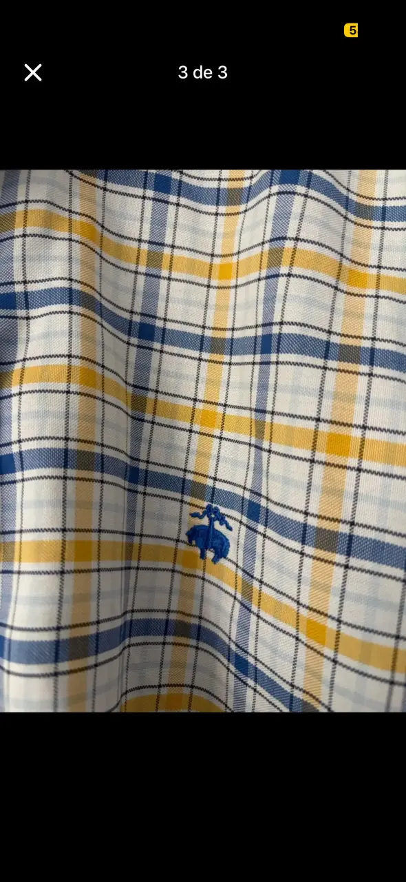 Camisa a brooks brothers talla M - miniatura 3