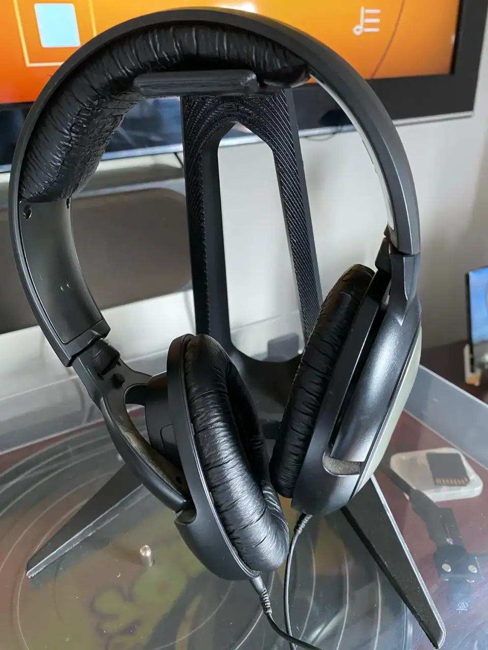 Auriculares supraaurales negros - miniatura 1