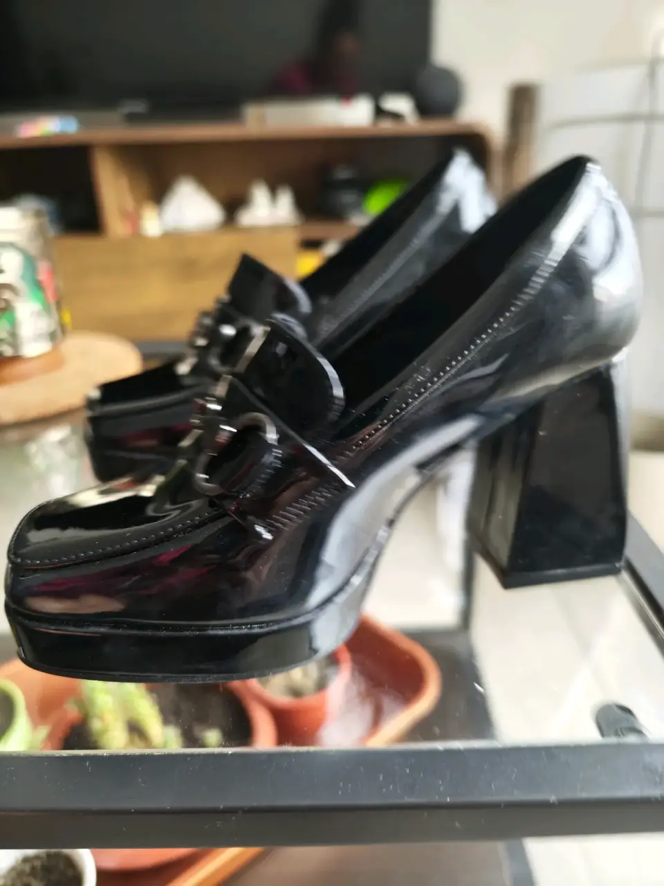 Zapatos negros de charol Weide - miniatura 4