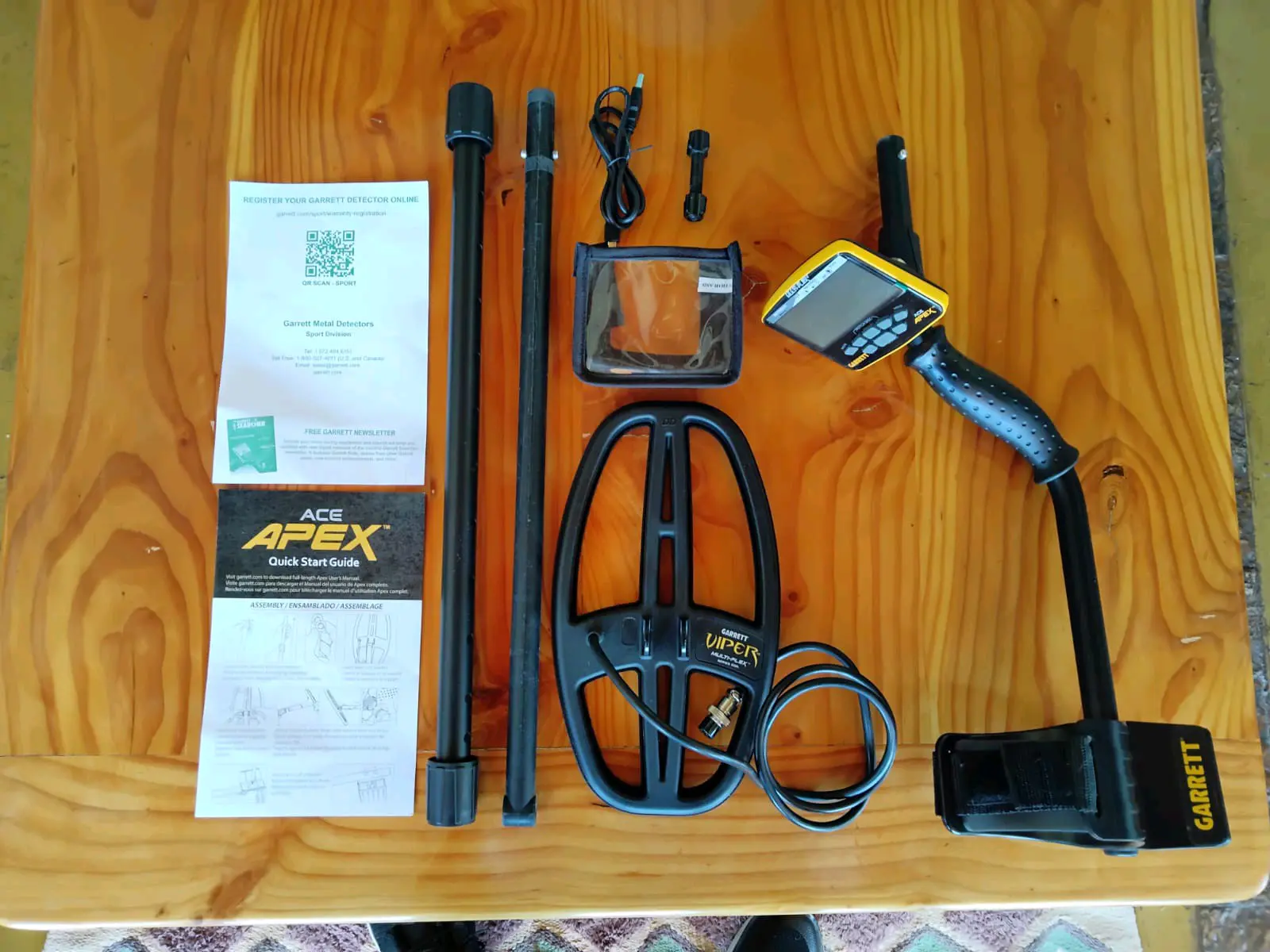 Detector de metales Garrett Ace Apex Bobina Viper - miniatura 2