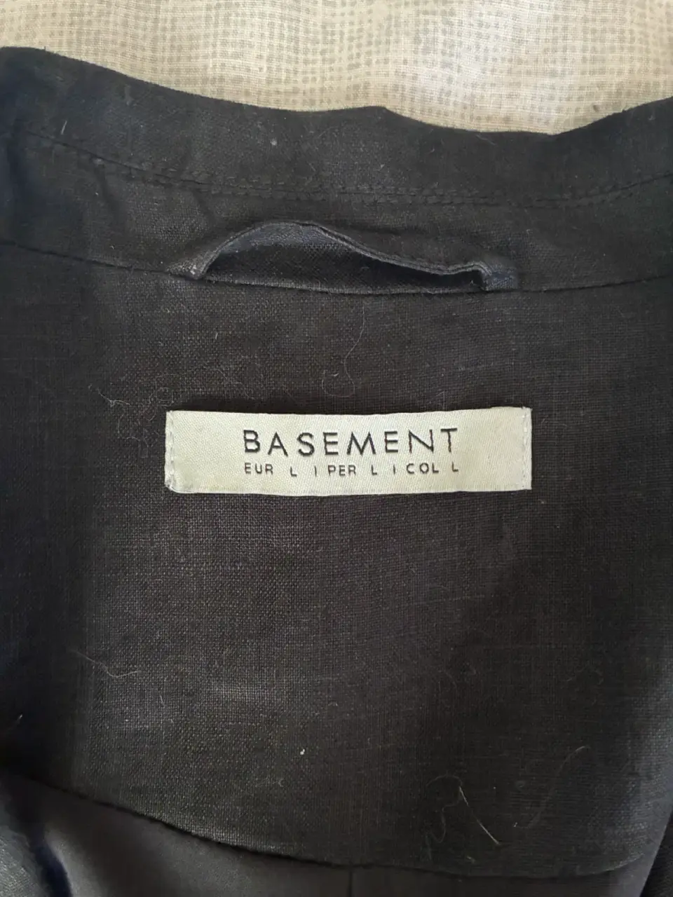 Blazer negro lino - miniatura 2