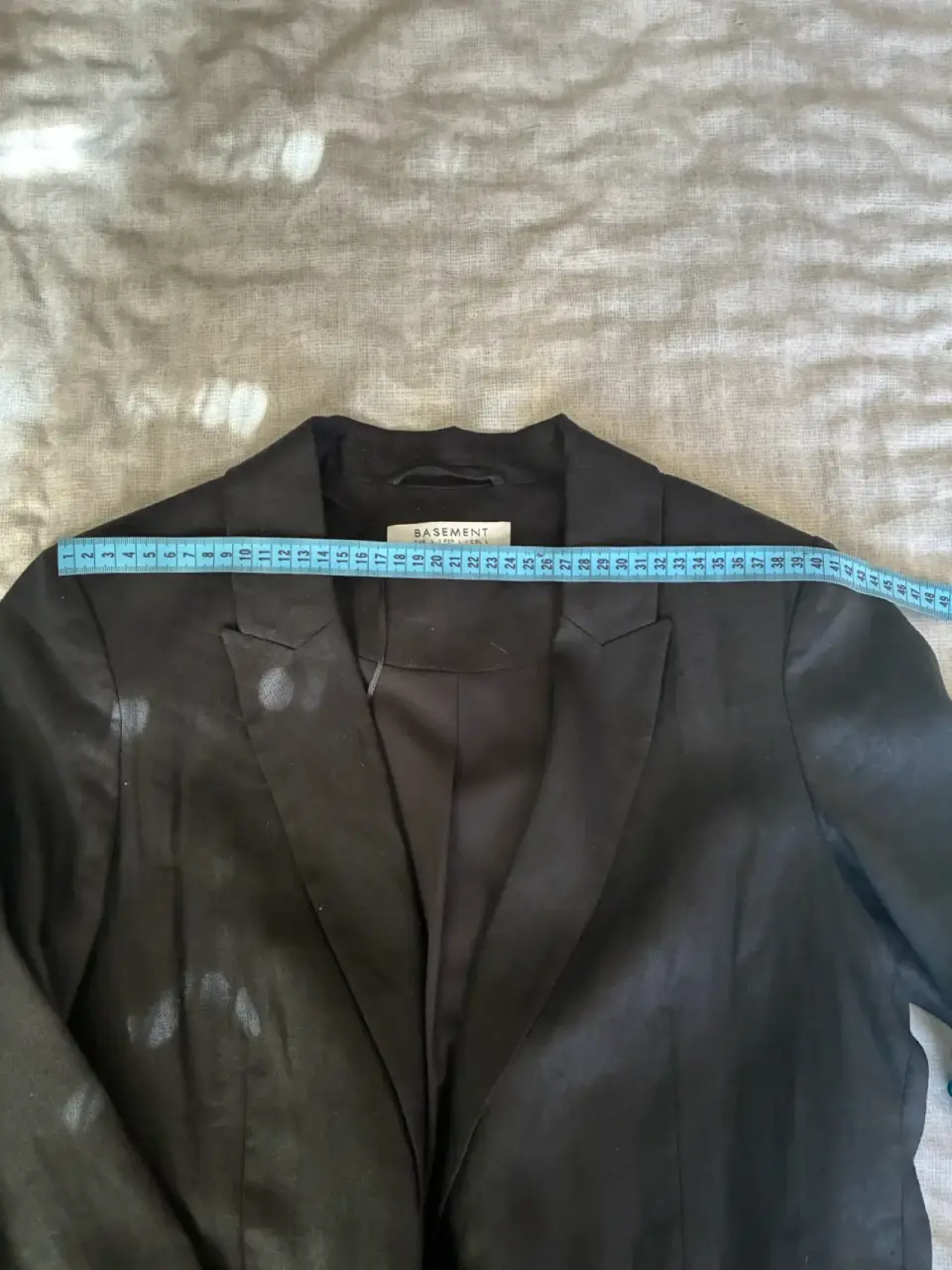Blazer negro lino - miniatura 3