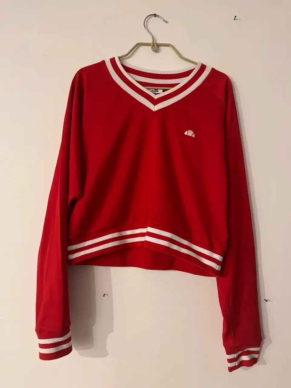 Polerón rojo deportivo Ellesse - miniatura 3