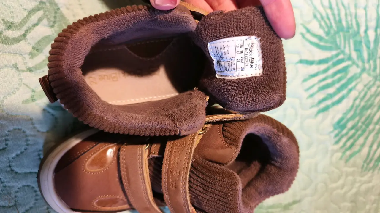 Botines marrones para niños número 27 - 18 cm - miniatura 2