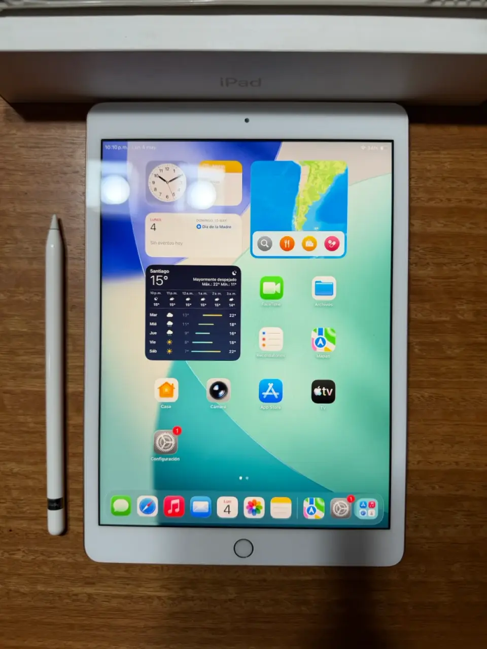 iPad 8va gen 32GB + Apple Pencil original - miniatura 1