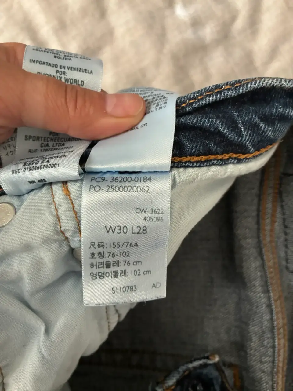 Jeans desgastados azul oscuro - miniatura 3