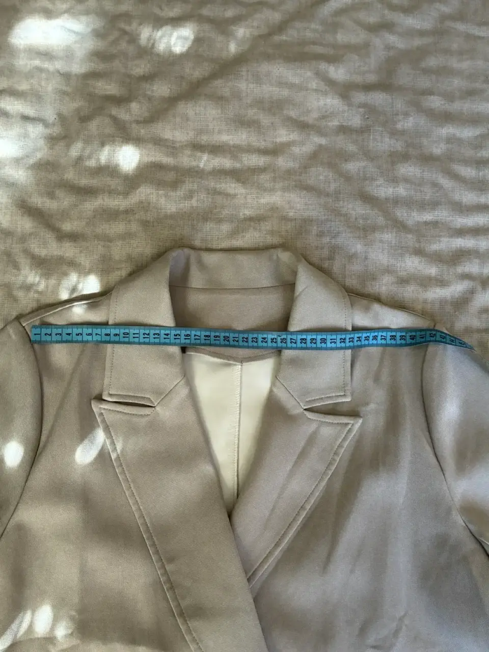 Blazer beige de mujer - miniatura 2