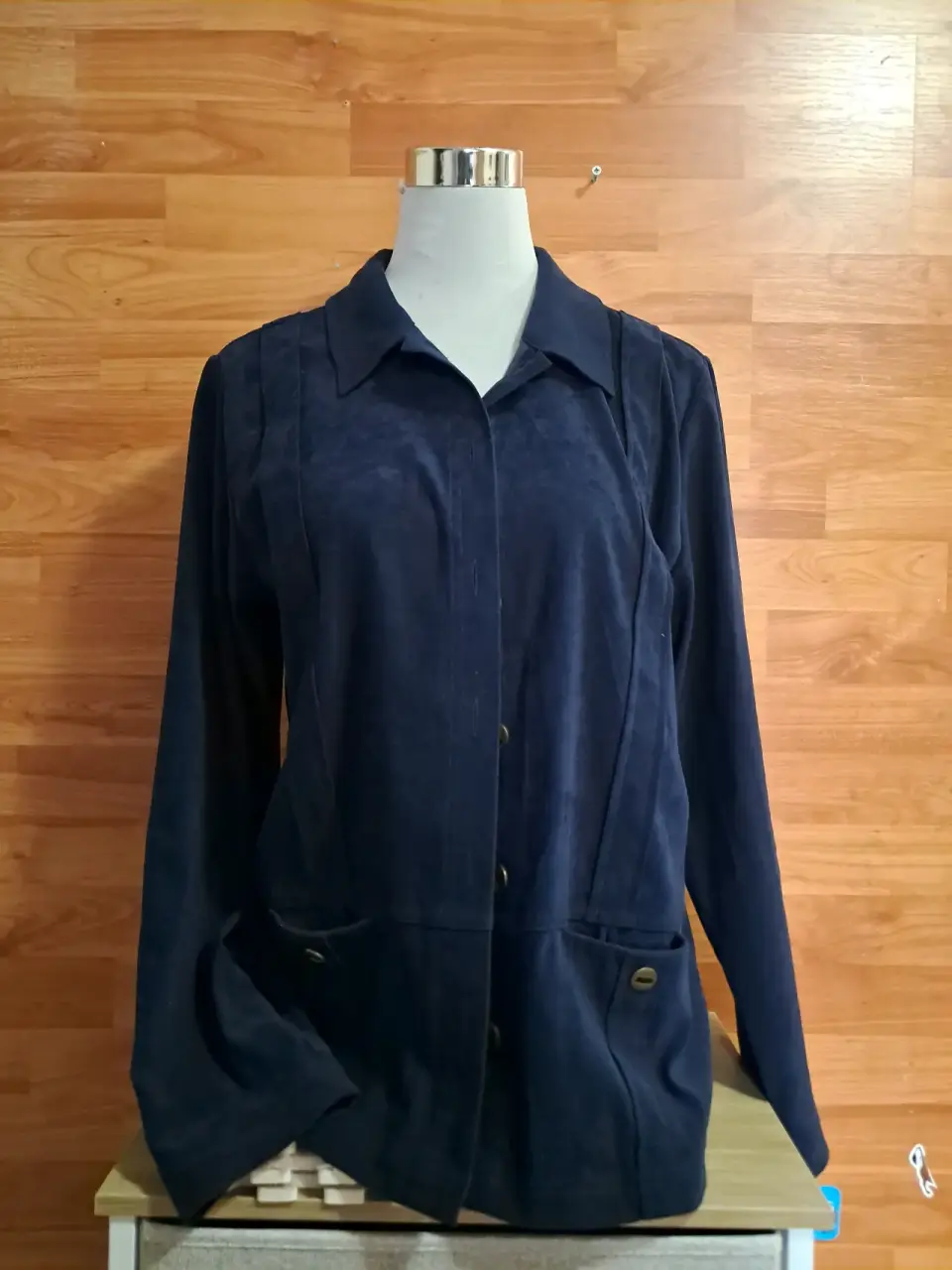 Chaqueta azul de mujer - miniatura 1