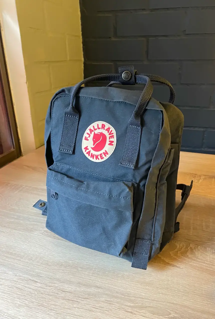 Mochila Fjallraven Kanken Mini azul marino - miniatura 1