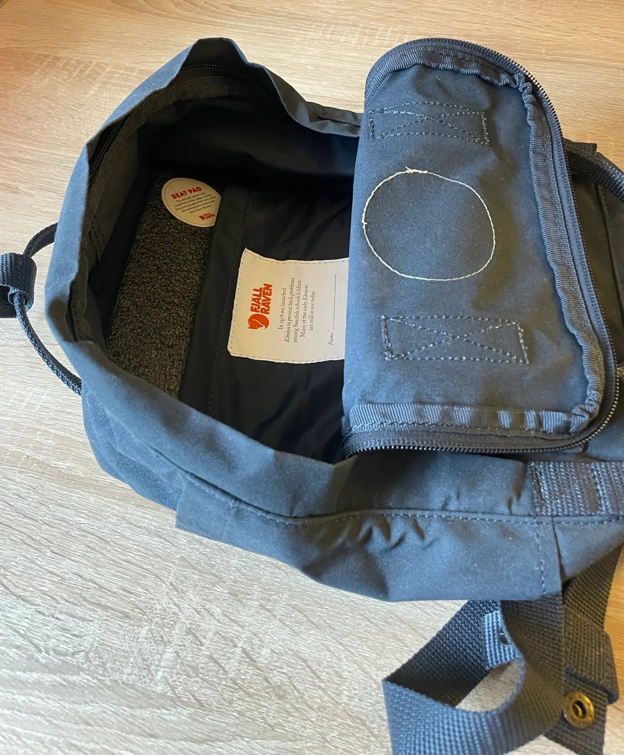 Mochila Fjallraven Kanken Mini azul marino - miniatura 2