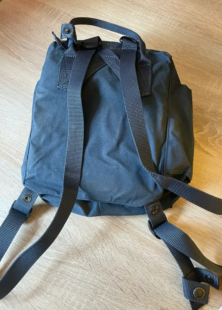 Mochila Fjallraven Kanken Mini azul marino - miniatura 3