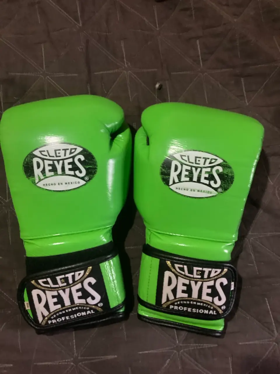 Guantes de boxeo Cleto Reyes verdes - miniatura 1