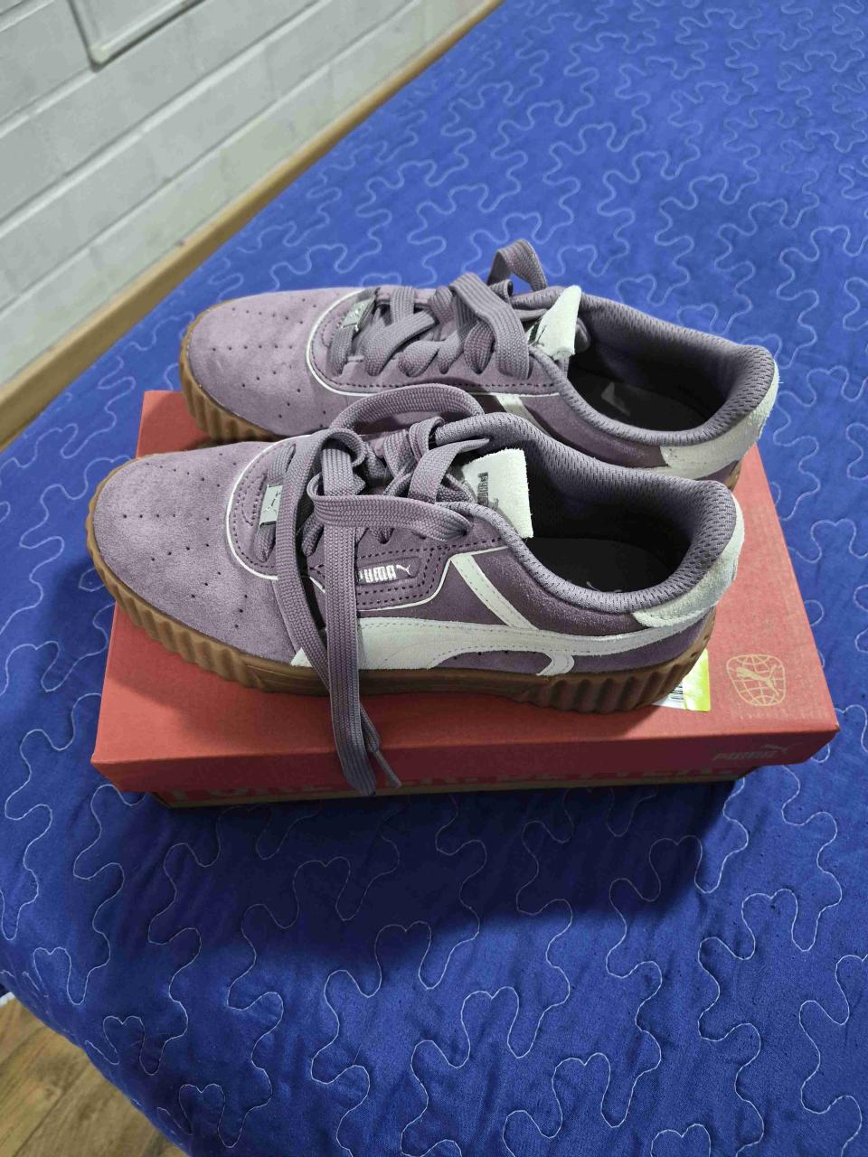 Zapatillas deportivas moradas Puma - miniatura 2