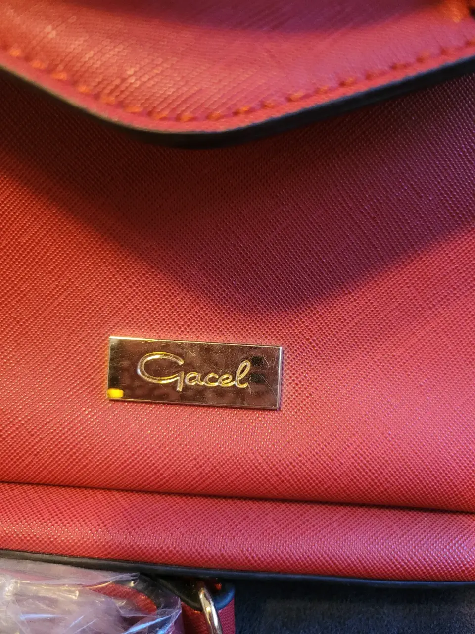 Bolso rojo con tirante extraíble - miniatura 2