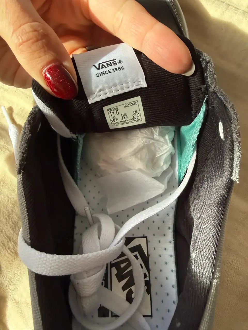 Zapatillas Vans gris oscuro - miniatura 5