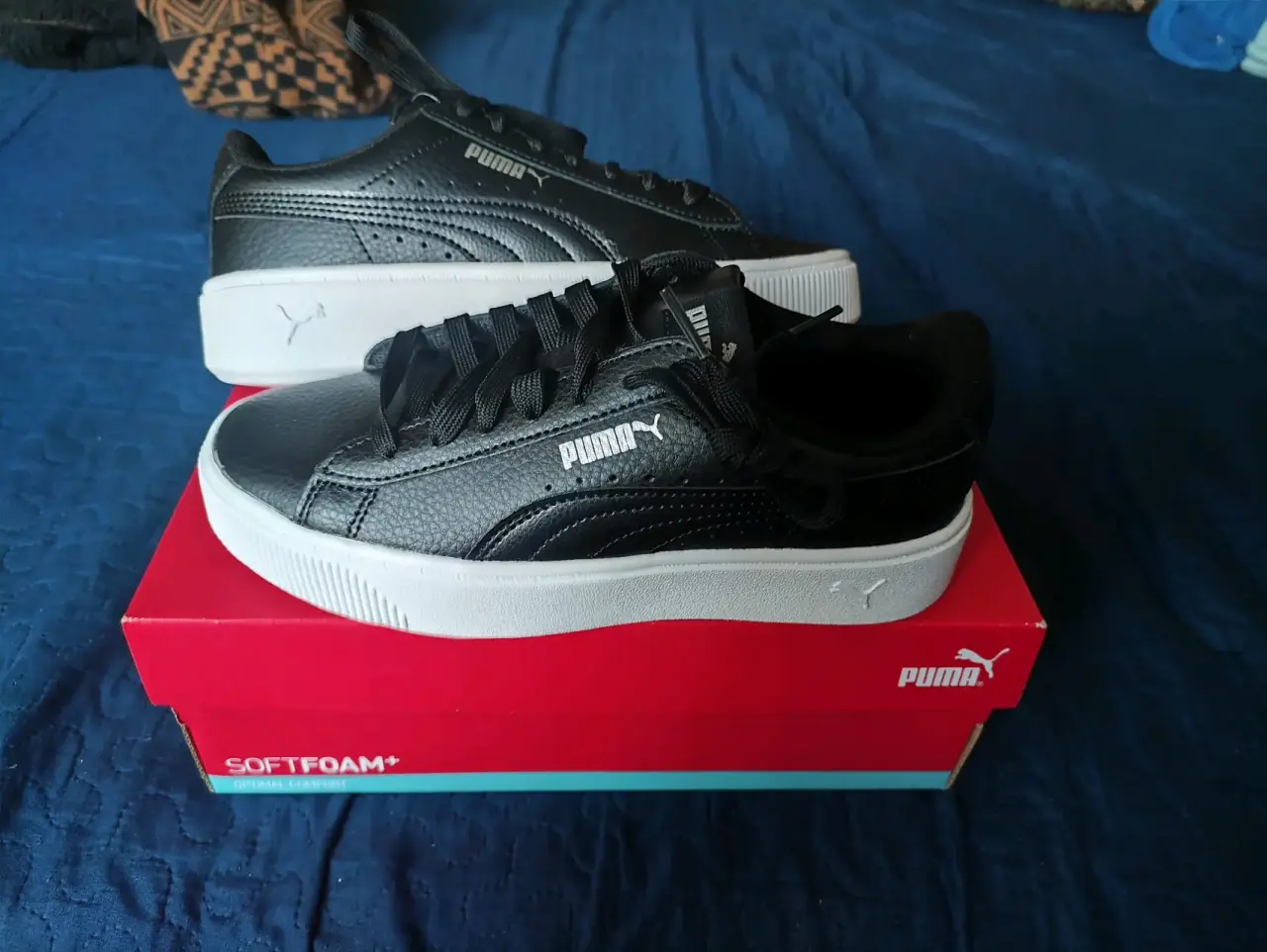 Zapatillas negras Puma SoftFoam - miniatura 1