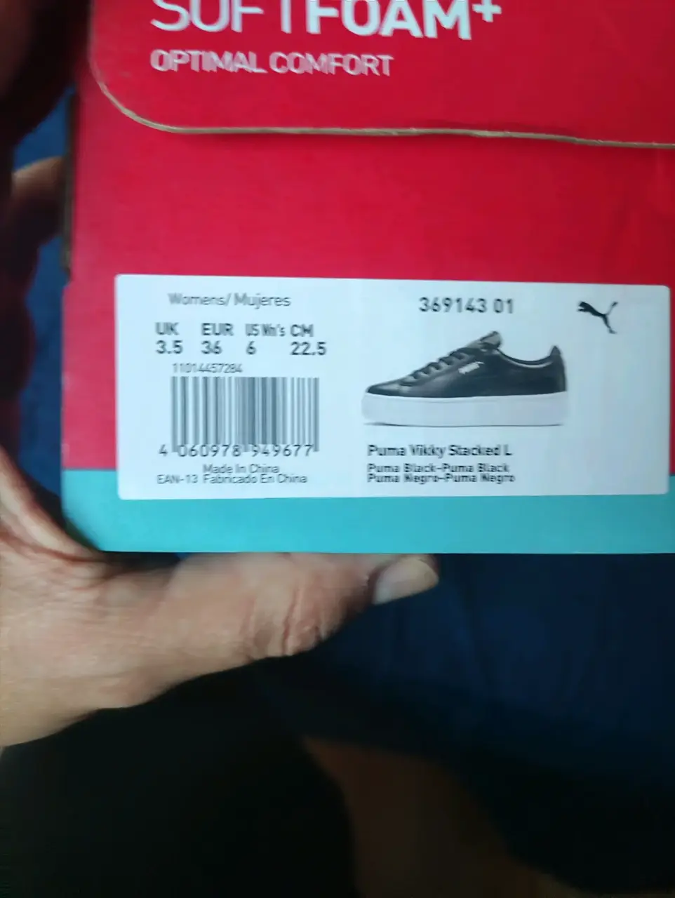Zapatillas negras Puma SoftFoam - miniatura 3