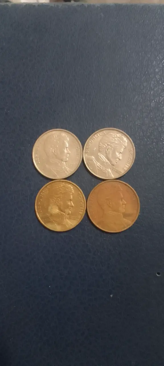 Monedas Chile 1 peso 1975-1979 - miniatura 2