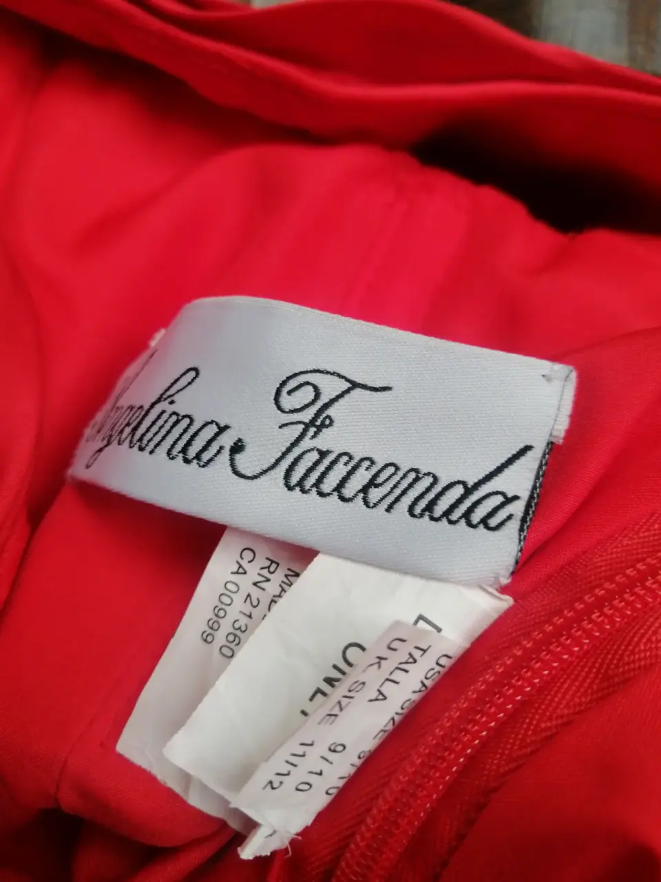 Vestido rojo fruncido - miniatura 5