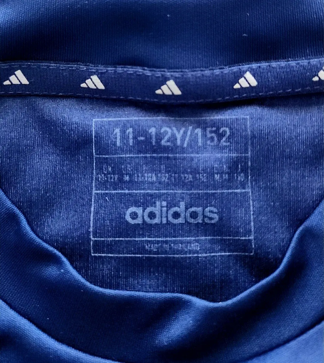 Polera Azul Essentials Adidas Logo Celeste, Niño - miniatura 3