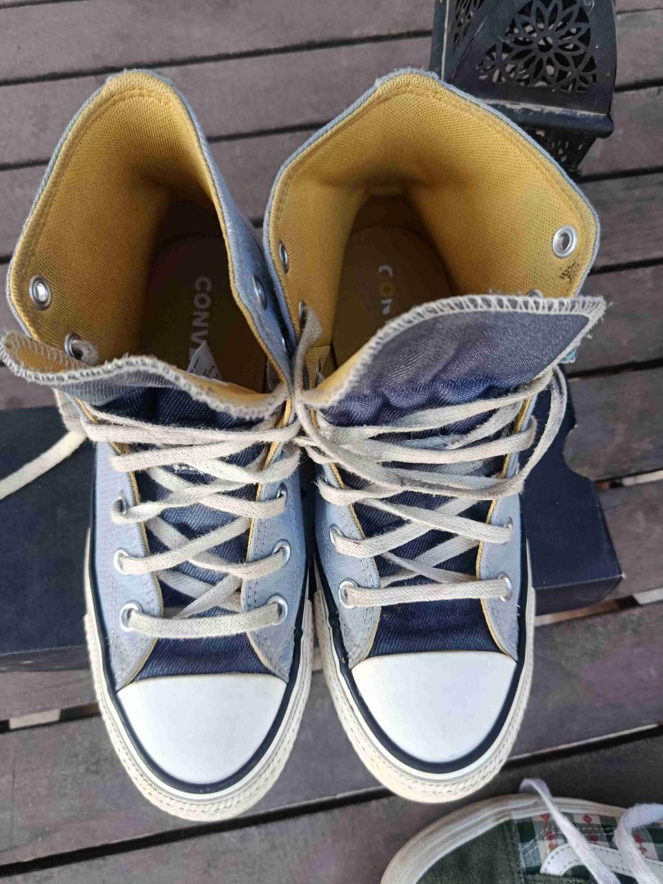 Zapatillas Converse altas azul - miniatura 2