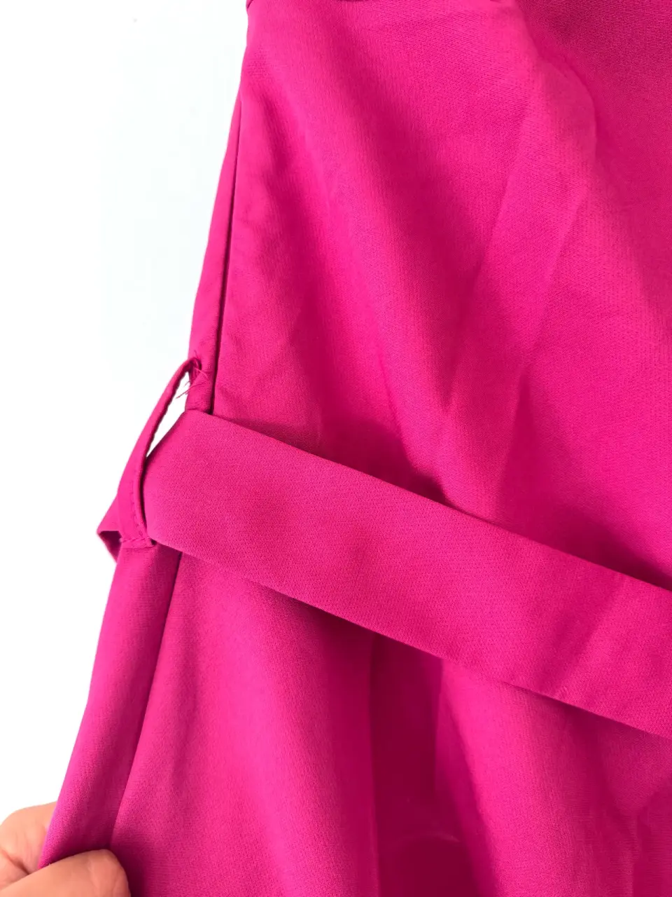 Vestido fucsia asimétrico Atelier Badajoz - miniatura 5