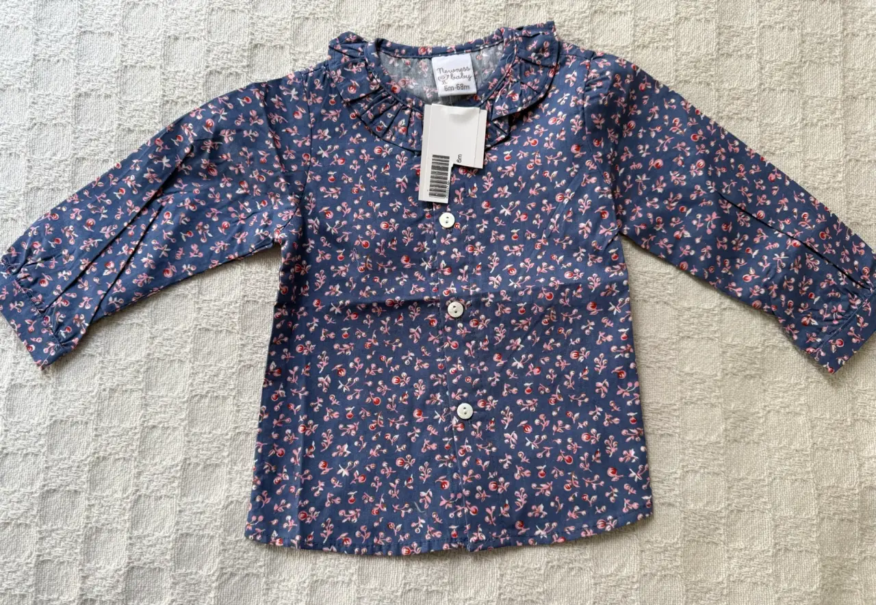 Vestido bebé estampado floral 6/9 m - miniatura 2