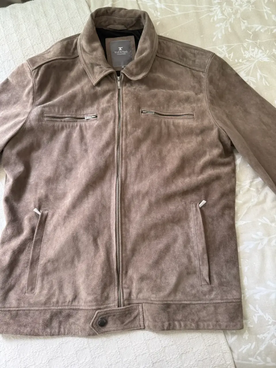 Chaqueta de cuero gamuza  Wolf & Hank Hombre XL - miniatura 3