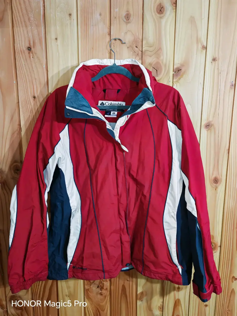 Chaqueta Columbia roja y blanca - miniatura 1